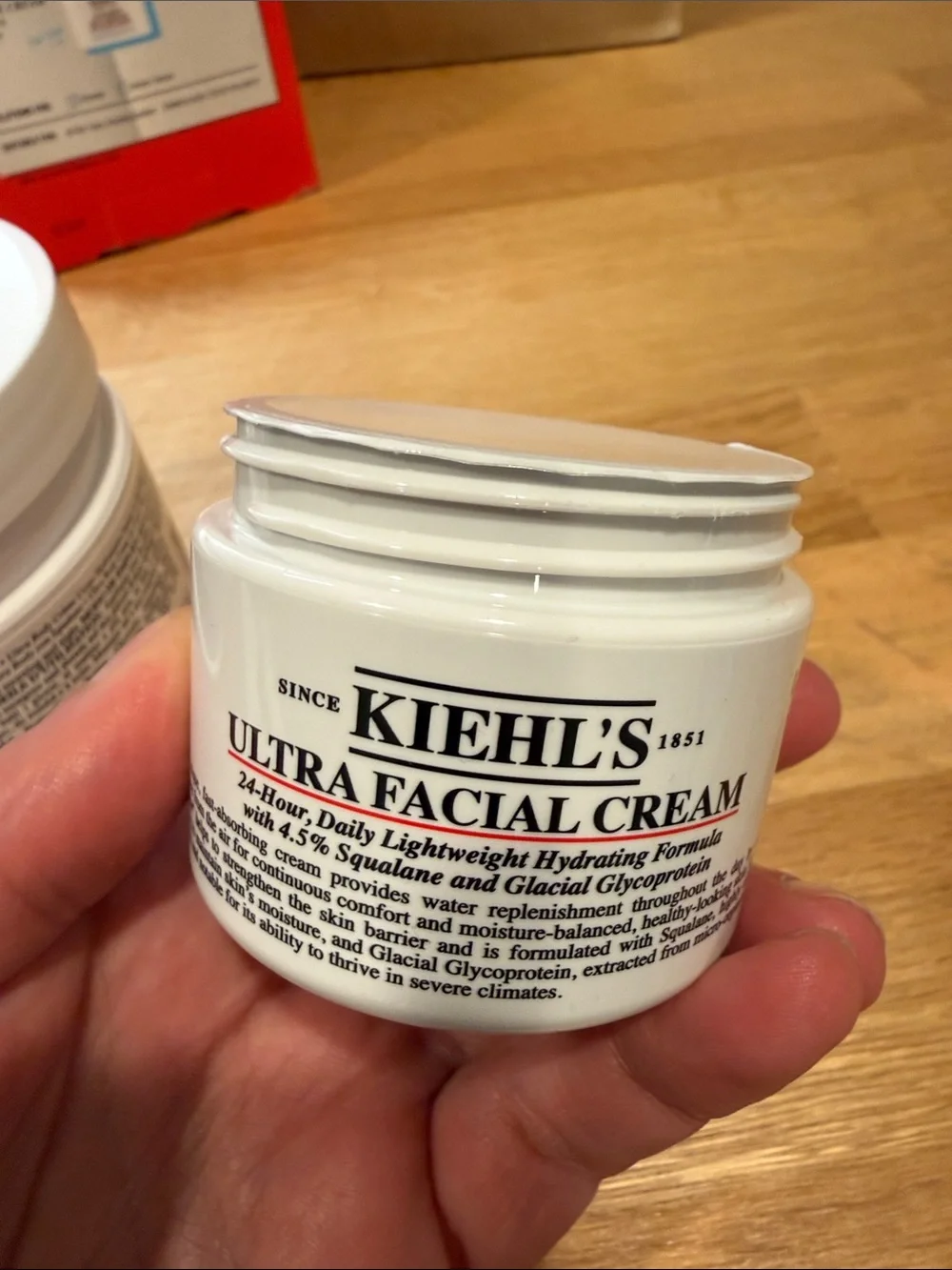 New Kiehl’s Ultra Hydrating Hits Gift Set Face & Body Cream Duo Full Size + Bag